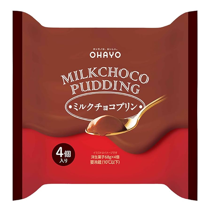 チョコプリン Amazon.co.jp: [冷蔵] オハヨー乳業 MILKCHOCO PUDDING ミルク